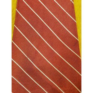 1940s 1950s VINTAGE TIE ~MANHATTAN PUMPKIN STRIPE ~JAZZ RAT PACK SPACE AGE ~ 49"